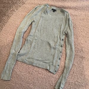 ⭐️Who What Wear ribbed grey sweater, Sz Small